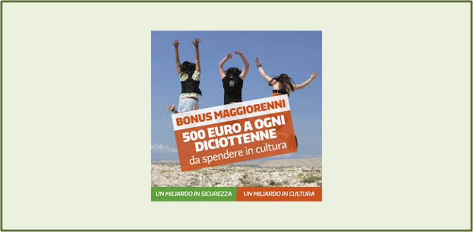 bonus maggiorenni 2016